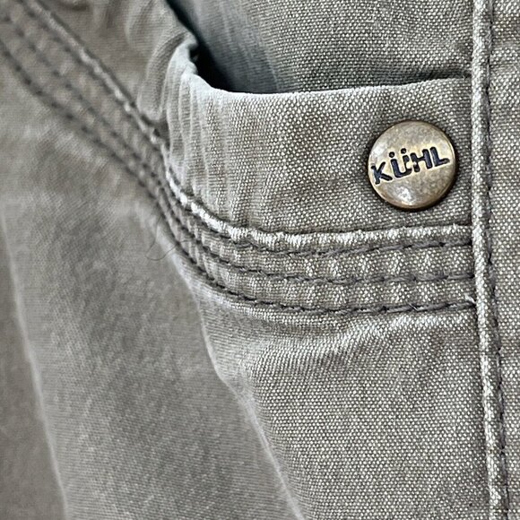 Kuhl Mens 38 Ramblr Cargo Outdoor Hiking Camping Shorts 5125 Beige READ FLAW‎ - Picture 3 of 16